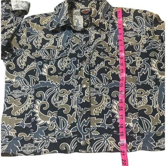 Harley Davidson Women's Multicolor Paisley Jacket And Skirt Set Medium/10 - Picture 8 of 16
